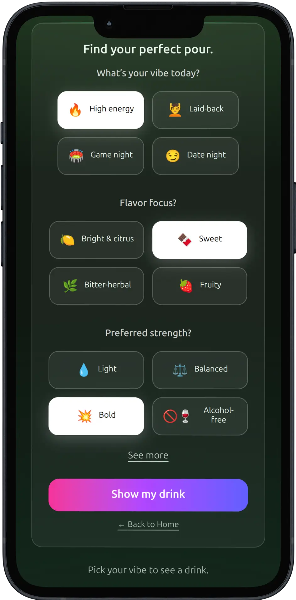 Hesvon Vibe Quiz preview